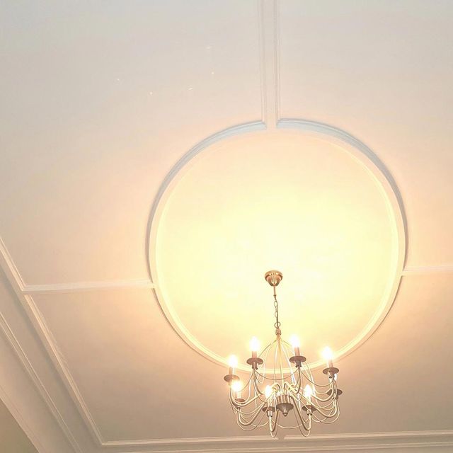 A painted ceiling done by our team