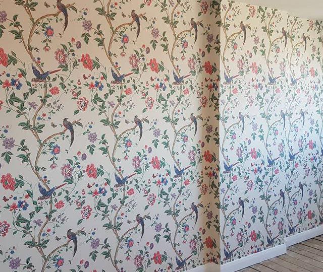Flower wallpaper done by our team